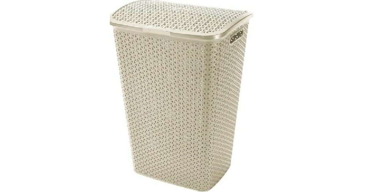 CURVER "MY STYLE" RATTAN SZENNYESTARTÓ 55L - Krém 48831843