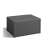 ALLIBERT ARICA graphite garden table and storage box, closed