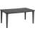 Allibert Corfu Fiesta garden dining table, graphite, grey