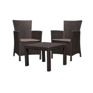 Curver Rosario 2-seater brown garden furniture set - Garden Set
