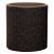 Keter Cylinder virágláda, barna rattan stílusú kerek virágtartó
