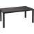 Keter Melody polyrattan garden table, 161 cm, graphite