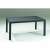 Keter Melody polyrattan garden table, 161 cm, graphite