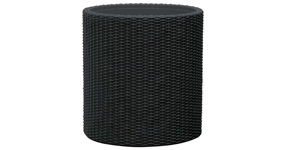 KETER LARGE CYLINDER PLANTER PLASTIC PLANTER