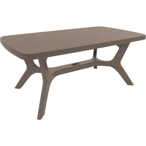 ALLIBERT BALTIMORE Cappuccino Plastic Garden Table