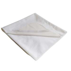 Fehér vízálló matracvédő, 60x120 cm, babaágyhoz, gumis pánttal - Vízhatlan matracvédő