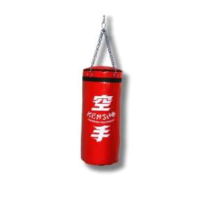 Kensho Punching Bag 80x30cm #black-red