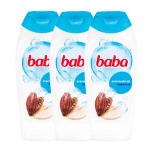 3 balenia Baba Krémový sprchový gél s kakaovým maslom, 3 x 400ml - Baba