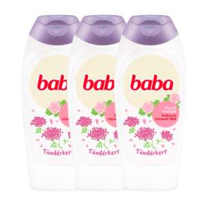 3 pack of Baba Tündérkert shower gel with elderflower and rose water scent - Baba