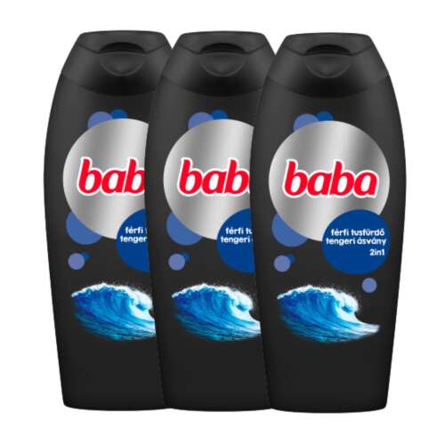 Baie de duș Baby Men's Shower Bath Sea Mineral 3x400ml