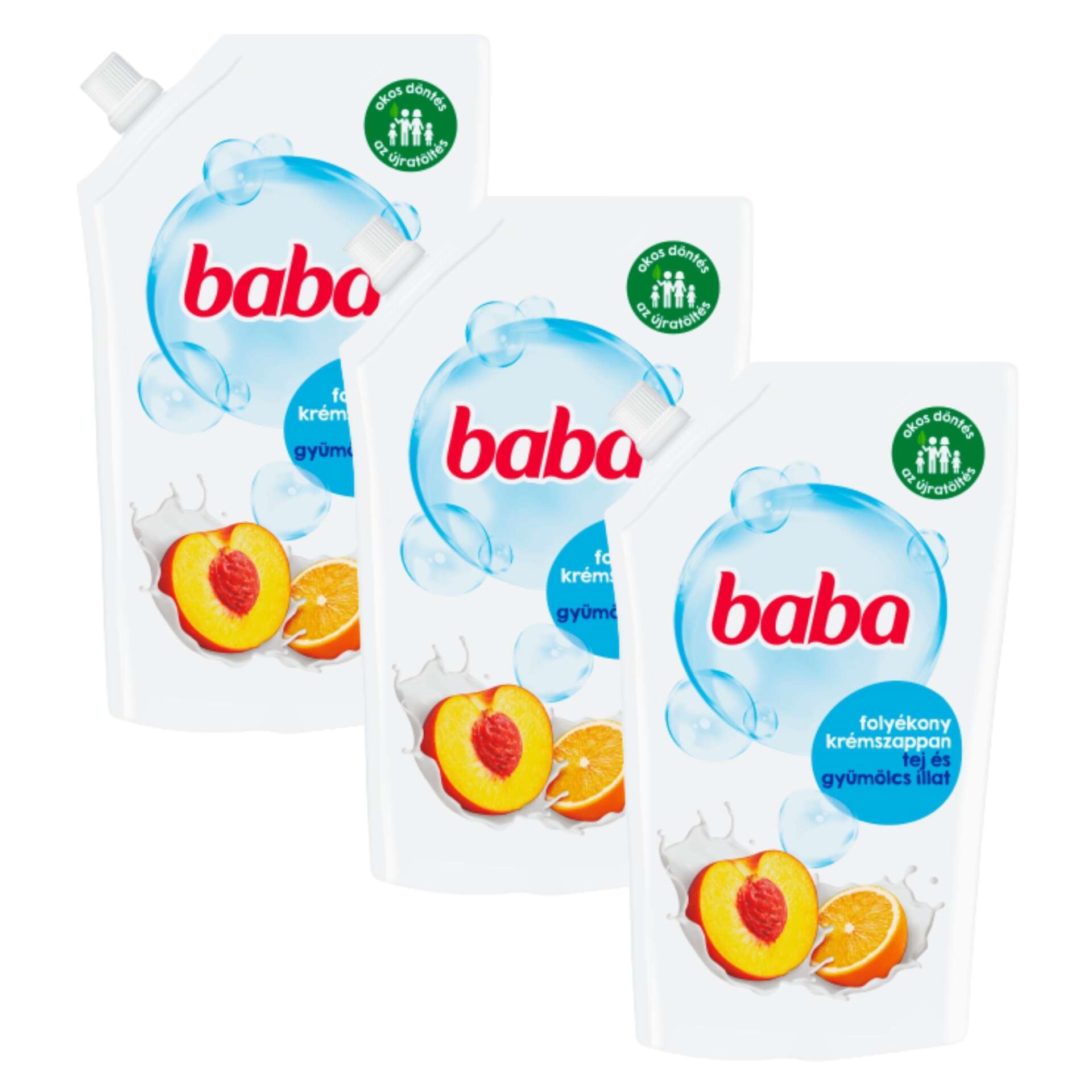 E-shop Detské mlieko a ovocie Tekuté mydlo 3x500ml