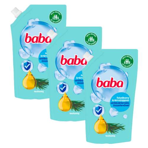 Baba antibakteriális folyékony szappan utántöltő 3x500ml 67003795