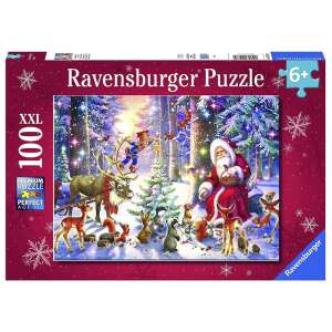 Ravensburger: Puzzle 100 db - Erdei karácsony 92935395 Puzzle - 6 - 10 éves korig
