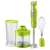 Sencor SHB 4461GR-EUE3 zöld botmixer készlet aprítóval, habverővel és pohár