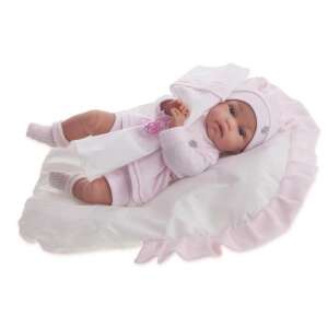 Antonio Juan csecsemő baba párnával, hangot adó, 34 cm-es