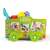 Clementoni Clemmy Baby Sensory Car with Soft Building Blocks, back of the box showing the product and some features