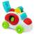 Clementoni Clemmy Baby Sensory Car with Soft Building Blocks, a colorful toy car with soft blocks for babies to stack and play with
