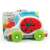 Clementoni Clemmy Baby Sensory Car с меки строителни блокове, предната част на кутията, показваща продукта и някои функции