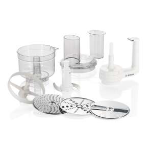 Accesorii pentru Bosch Multimixer MUZ5MM1, inclusiv un bol, lame și discuri de răzuire - Roboți de bucătărie, Mașini de făcut paste, Tocatoare de bucătărie, Mașini de tocat carne și Mixere de mână