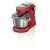 Angled view of Bosch OptiMUM MUM9A66R00 red and silver kitchen machine
