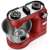 Bosch OptiMUM MUM9A66R00 kitchen robot, red, silver, top view