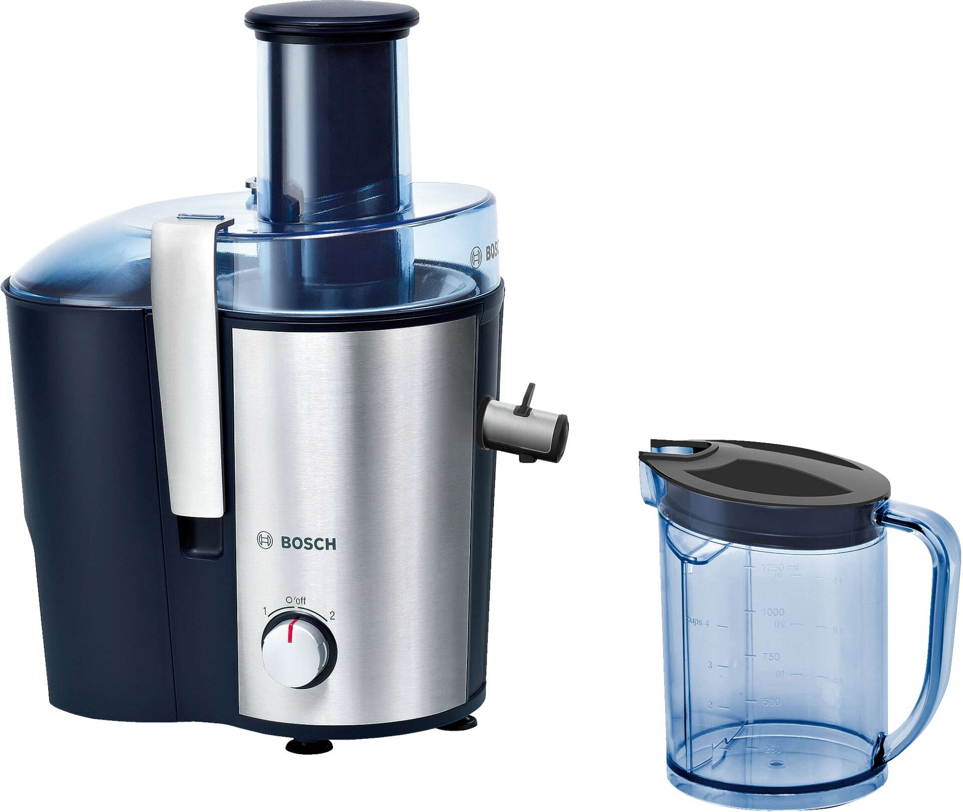 Bosch centrifugal juicer, vitajuice 3, 700 w, kék, ezüst, mes3500