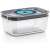 Bosch Vacuum Storage Container, MSZV0FC2, clear, grey, blue, airtight, food storage, fridge, freezer, pantry, compatible with Bosch hand blender vacuum pump