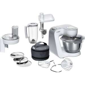 Robot de bucătărie Bosch MUM58231 cu accesorii: blender, mașină de tocat carne, robot de bucătărie și set de patiserie - Tocatoare de bucătărie și Roboți de bucătărie