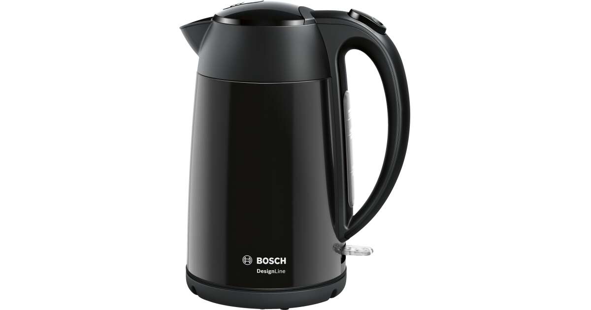 Bosch Kettle DesignLine, l, black, TWK3P423