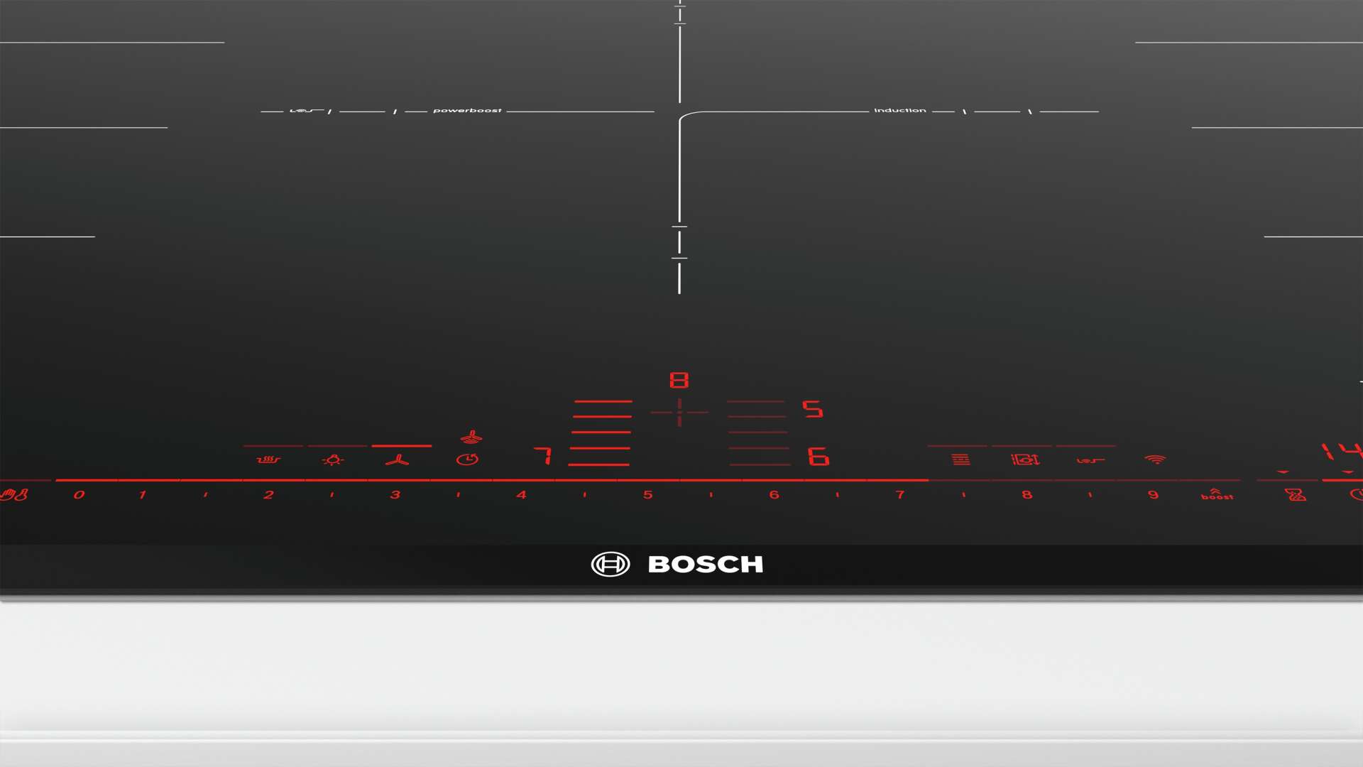 Bosch pxv975dv1e beépíthető indukciós főzőlap, 91,6 cm, 5 főzőzón...