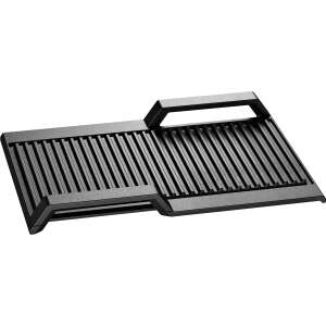 Bosch Grill tálca, 370 mm, HEZ390522, fekete, tapadásmentes, német gyártmány - Főzőlap kiegészítő