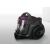 Bosch BGC05AAA1 bagless vacuum cleaner, purple and black, angled view