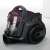 Bosch BGC05AAA1 bagless vacuum cleaner, purple and black, side view
