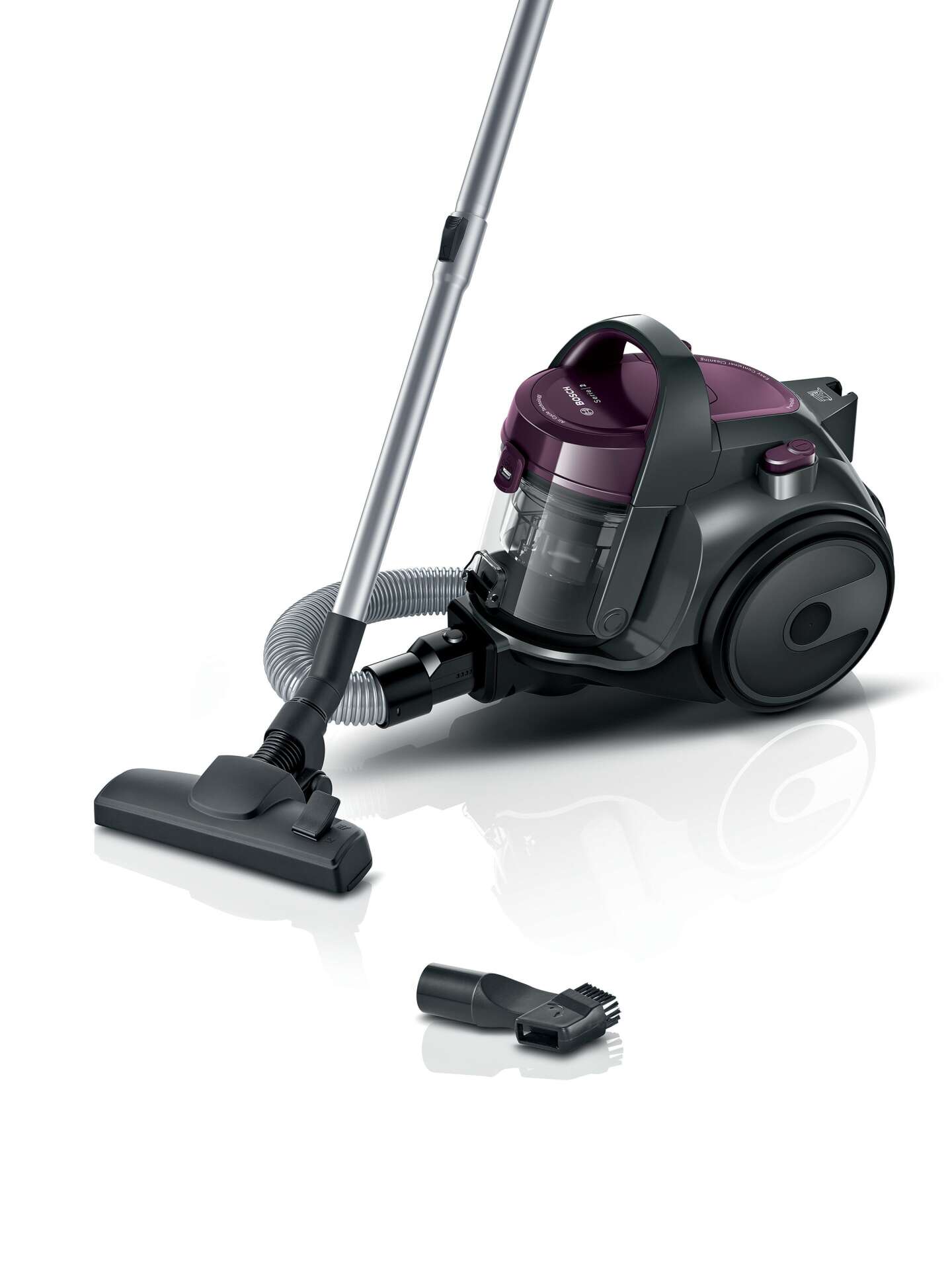 Bosch BGC05AAA1 porzsák nélküli Porszívó 700W, Lila-Fekete