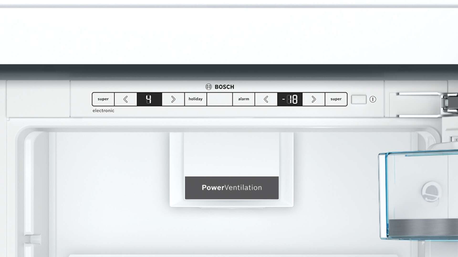 Bosch serie | 6, beépíthető, alulfagyasztós hűtő-fagyasztó kombin...