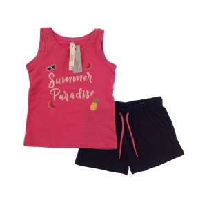 IDEXE kislány mintás rózsaszín-sötétkék ruhaszett 32395163 Gyerek rövidnadrág - 98