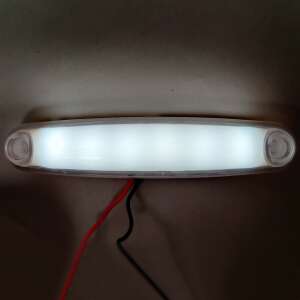 LED-es Neon Effect helyzetjelző lámpa 12/24V 1db - Fehér 74835160 