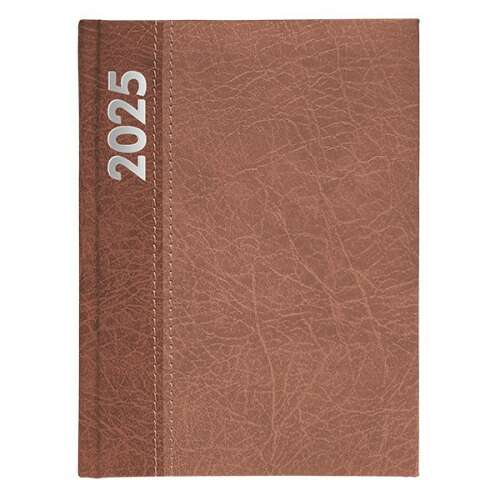 ALISCA Rebel 2024 heti határidőnapló, bordó színű, B/5 méretű, csukott, előlap