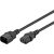 Kabel zasilający Goobay Kabel przedłużający IEC C14 - IEC C13 3m (95287) 74838455