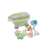 MAGNI 8-piece eco-friendly sandbox set with wagon, includes buckets, shovels, rake, watering can, and molds