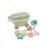 MAGNI Öko 8-piece sand toy set with wagon, bucket, watering can, and molds