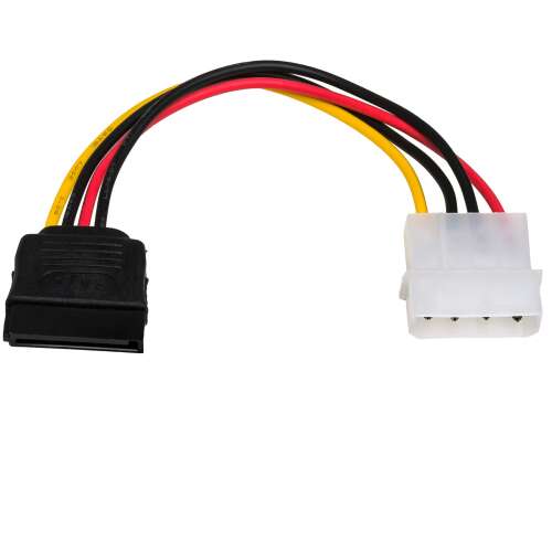 Akyga Molex to SATA power adapter cable, 15cm