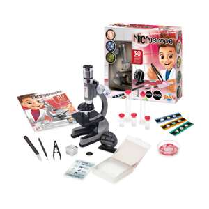 Gyermekmikroszkóp 30 kísérlettel - Science set 74852790 Tudományos és felfedező játékok