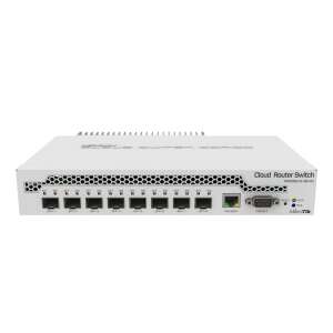 MikroTik CRS309-1G-8S+IN Cloud Router Switch vedere din față - MikroTik