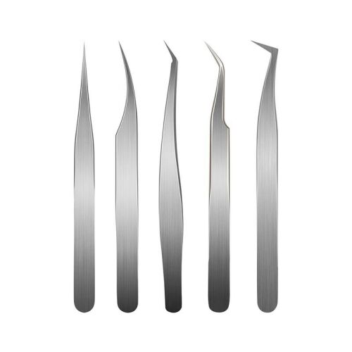 JIMI Home JM-G2305 tweezer set, 5-piece stainless steel precision tweezers