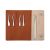JIMI Home JM-G2305 tweezer set in leather case, precision tool kit