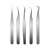 JIMI Home 5 piece tweezers set, JM-G2305, stainless steel tweezers for precision work
