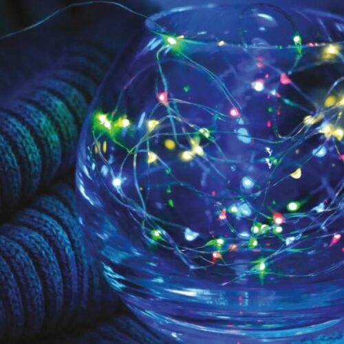 Декорация: Фея светлинен гирлянд, 50 LED, многоцветен