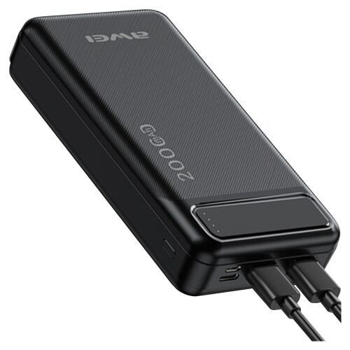 AWEI P6K 20000mAh Power Bank ferde nézet - Awei