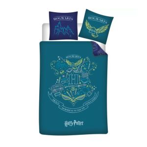 Posteľná bielizeň Harry Potter Bradavice Erb - 140x200 cm - Nonbrand Posteľné prádlo - pre mládež a dospelých